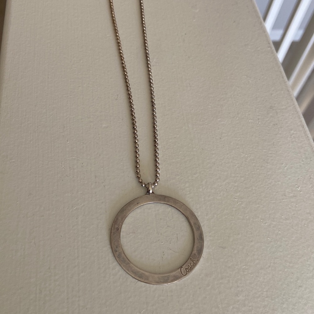 Coach Sterling Silver Necklace